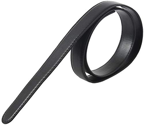 NIEI Cinturón automático de de lujo de la correa de la cintura de la cinta sin la hebilla, Negro, Talla única