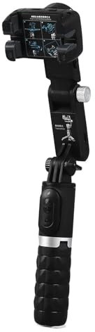 Gimbal Stabilizer, Portable Handheld Gimble, 3 Axis Handheld Smartphone Gimbal, Auto Face Tracking, Wireless Remote Control Anti Shake Tripod for Vlogging on Tiktok YouTube