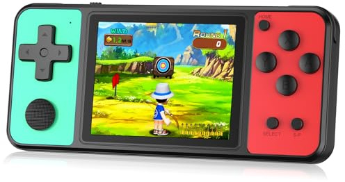 ZHISHAN Console de Jeux Portable 32 Bits pour Enfants,139 Jeux Vidéos Retro | Écran IPS 3,0 Pouces,Rechargeable USB, 6 Heures de Jeu,Joystick Intégré, Rétrogaming, Cadeau Voyage, Cadeau 4-14 Ans