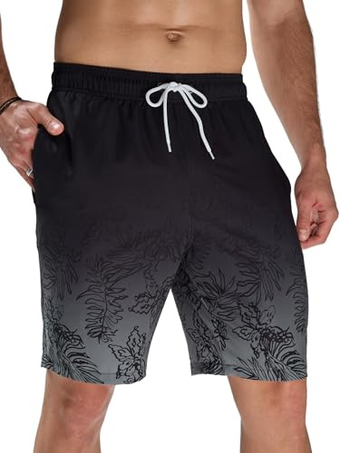 Arcweg Shorts de Baño Largos para Hombre - Secado Rápido, Múltiples Bolsillos, Ideales para Playa, Natación y Surf