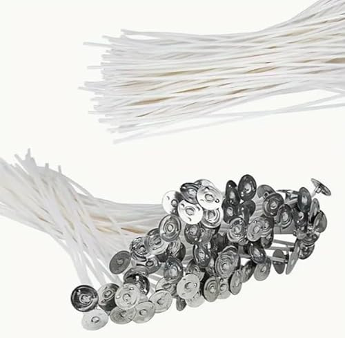 Pack of 30 Candle Wicks for Making Candles - 10cm Long - Ideal for Home Candle Making - Supports Soy Wax - Premium Wick for Candle Making - Perfect Candle Making Supplies for DIY Projects