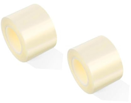 Angoily 2 Nastro impermeabile e per finestre vinile avvolgente per auto involucro in vinile nero lucido film serratura guarnizione della porta resistente alle intemperie