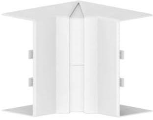 Habengut | innerhörn variabelt för kabelkanal 130 x 60 mm, plast halogenfri, såglaminering, vit