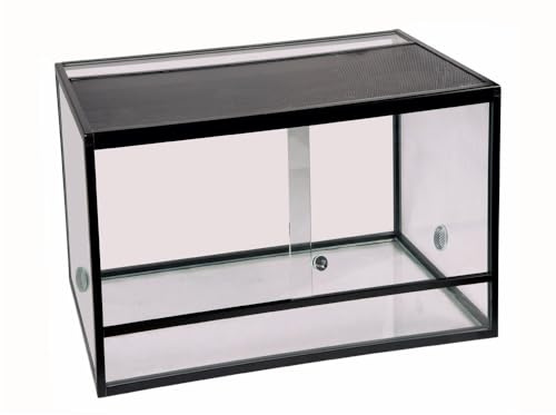 Reptiles Planet - Terrarium Aluminium Elegance - Noir - 45 x 30 x 30 cm