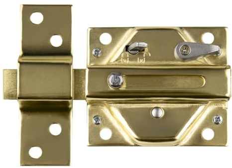 Cerrojo handlock 85mm dorado ll.puntos