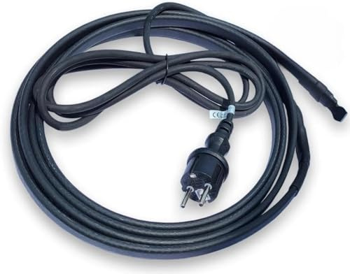 Cavo scaldante Calorique SLL 16 W/m – 3 m – Per la protezione di grondaie ed esterni dai danni causati dal gelo – Riscaldamento ausiliario – Funzionamento antigelo dei moduli fotovoltaici