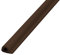 Faithfull EPDM Draught Excluder Self Adhesive Strip Brown P Profile 6M 9 x 5.5mm