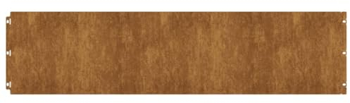 vidaXL Bordure per Prato 10 pz 25x103 cm Flessibili in Acciaio Corten, Bordi per Giardini, Bordi per aiuole da Giardino, Bordi per paesaggi