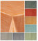 laro Wachstuch-Tischdecke Wachstischdecke Gartentischdecke Leinenoptik, Muster:Leinenoptik Orange Bronze, Größe:110x180