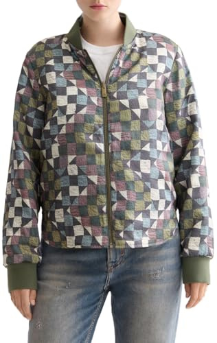 Scotch & Soda Printed Reversible Bomber Jacket, Chaqueta, Mujer, Thyme, XS