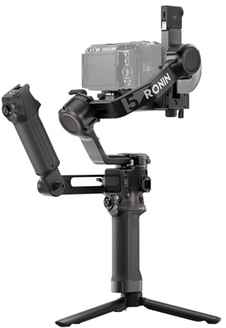 DJI RS 5 Combo, Gimbal Stabilizer for Camera Canon/Sony/Panasonic/Nikon/Fujifilm, Intelligent Tracking, Electronic Briefcase Handle, Fine-Tuning Knobs, New Z-Axis Indicator