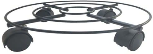 Växtvagn Mobil Växtvagn Med Rullar Låsbara Hjul Krukvagnsställ For Inomhus- Och Utomhusbruk Växtrulle Glidsäker(35cm)