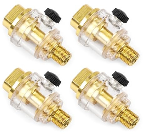 YGBWAOV Lubricador de Aceite para Compresores de Aire y Herramientas Neumáticas. Lubricación Automática de Tuberías. Reparación de Tuberías. Mini Lubricador de Aceite en Línea.