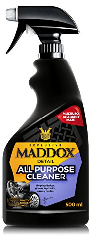 Maddox Detail - Limpia Tapicerias, Salpicadero | Ideal para Limpieza Coche Interior y Exterior | Revolución en Productos Limpieza Coche | Limpiador Motor Coche y Llantas | All Purpose Cleaner 500ml