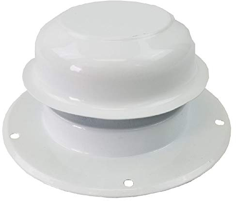 MSPowerstrange Metal Plumbing Roof Cap Rv Concession Pipe Roof Cap Cover Marine Exhaust Camper for 1-1/4 or 1-1/2 Plumbing Vent Pipe
