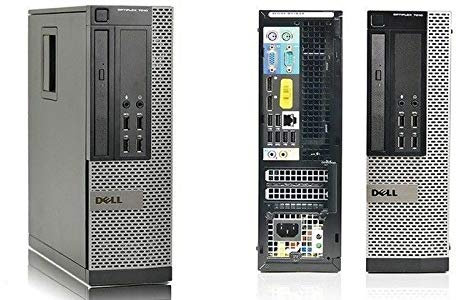Dell OptiPlex 3020 SFF 4th Gen Core i5-4460 8GB 240GB SSD DVDRW Windows 10 Professional 64-Bit Desktop PC Computer (Renewed)