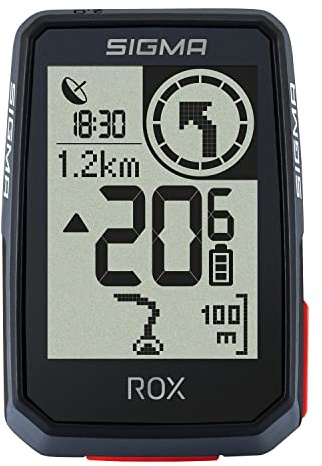 SIGMA ROX 2.0 Black Top Mount Set, Fahrradcomputer kabellos GPS und Navigation inklusiv OVERCLAMP Butler, Outdoor GPS Navigation für pures Fahrvergnügen