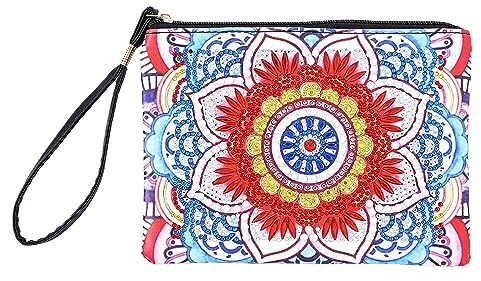 Uposao Bolso cruzado con pintura de diamantes 5D, diseño creativo de diamantes, bolso de almacenamiento de cosméticos, bolso de moda para mujer, para fiestas, viajes, vacaciones, tipo 3