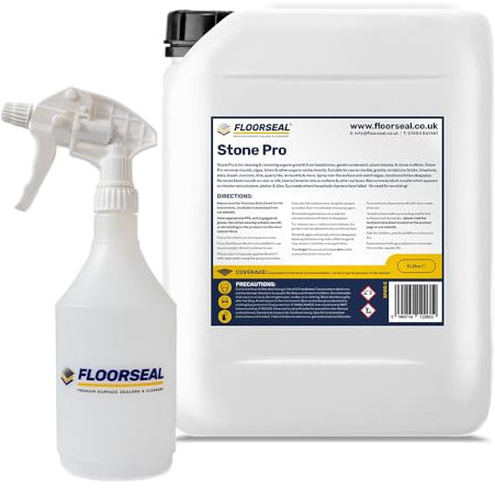 Stone Pro 5L - Headstone Cleaner - Stone Mullion & Garden Ornament Cleaner