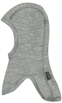 Dilling Slip-on Hat/Balaclavas 100% Organic Merino Wool Premium Dresses Baby Clothing Winter Running Clothing, grey mixed, 9-24 Months