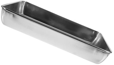 DIYEAH Stainless Steel Pigeon Bath Tub Bird Showering Tool with Smooth Edges for Parakeets and Small Birds Safe and Easy to Clean