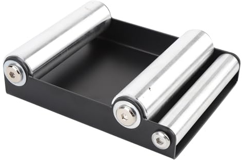 CHICIRIS Soporte de Motocicleta, Soporte de Limpieza de Ruedas Estructura de Aluminio de Hierro Resistente Multifuncional Herramienta de Rodillo de Rueda de Mantenimiento de Motocicleta