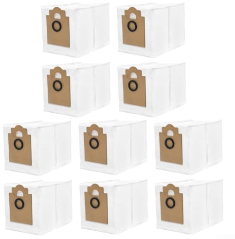 Sacchetti per aspirapolvere, 3,5 l, in fibra meltblown e tessuto non tessuto, per robot Lefant M2-Pro/M2S-Pro/M2 Plus-Pro per stazione base vuota automatica (confezione da 10)
