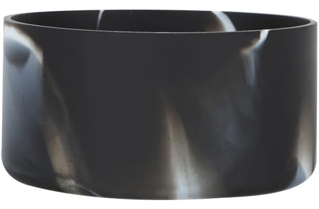 ABOOFAN Manchon en Silicone Antidérapant pour Bouteille Isotherme 9 Cm Protège-Fond de Bouteille Noir Blanc Camouflage Housse de Protection pour Sport et Usage Quotidien