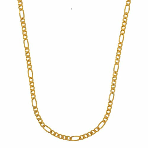 Goldkette Figarokette Länge 42cm - Breite 1,5mm - 333-8 Karat Gold