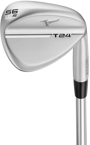 Mizuno Satin Blanc Doux T24 Club de Golf pour Hommes, Droite/Acier/Calage, 58 Degrees / 08 Bounce