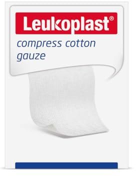 Leukoplast Mullkompressen 10 x 10 cm, compress cotton gauze, steril, 25 x 2 = 50 Stück