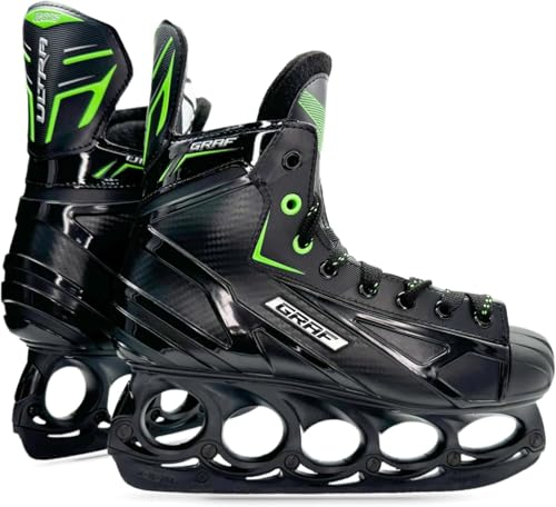 tblade Schlittschuhe Graf G875 Black Edition Freestyle Schlittschuh t-Blade (42)