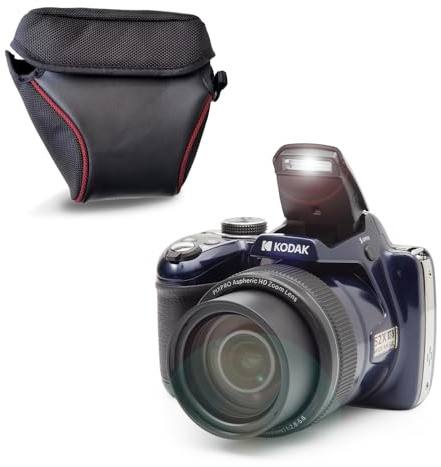 KODAK Pixpro Astro Zoom AZ528 - Fotocamera digitale Bridge, Zoom X52, grandangolo da 24 mm, 16 Megapixel CMOS, LCD da 3, Wi-FI, Rafale 6 i/s, controllo senza fili