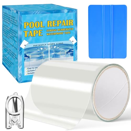 Kit di riparazione per piscina, kit di toppe subacquee per varie superfici della piscina, kit di riparazione per materassi ad aria, piscina, casetta per rimbalzo, tende, galleggianti e giocattoli