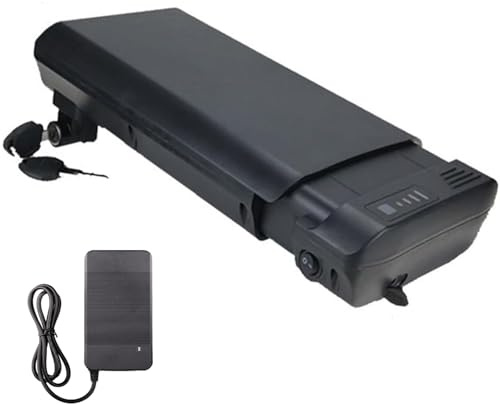 JHKJ Batterie al Litio per Portapacchi Posteriore per e-Bike da 36 V 10,5 Ah e 7,8 Ah; Batteria per Portapacchi per Bici elettrica da 24 V 10,4 Ah e 14 Ah.,36v 7.8ah