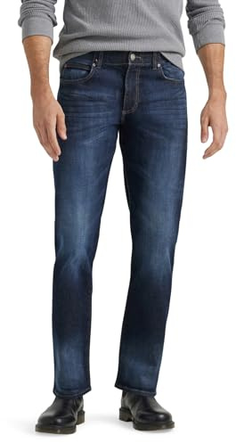 Lee Men's Modern Series Extreme Motion Straight Fit Tapered Leg Jean, Trip, 34W x 30L