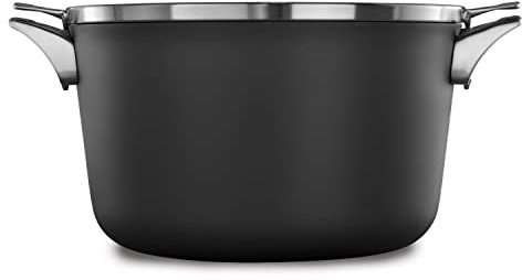 Calphalon Premier Space-Saving Hard-Anodized Nonstick 12-Quart Stock Pot with Lid