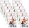 Giftgarden 12 Stück Bilderrahmen Set 13x18 cm für 18x13 Fotos und Bilder, Moderne Weiß Fotorahmen Collage, Wand- oder Tischaufsteller - Geschenk Freund