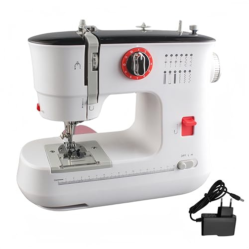 LetCart FLSM-519 Macchina da Cucire, Macchina da Cucire Elettrica per Principianti e Bambini, 12 programmi di Puntatura, Braccio Libero, Luce per Cucire e Piede Elettrico