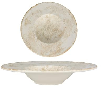 Bonna Plato de pasta - Nacrous - Porcelana - 28 cm (400cc) - juego de 2