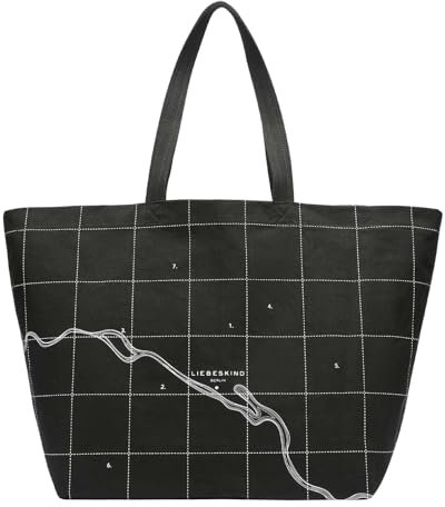 Liebeskind Berlin Shopper L CANVAS CANVAS black