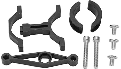 CANSUCC Bottle Cage Adapter Mount Adjustable Road Mountain Bike Handlebar Water Bottle Holder Seat Post Mount Aluminum Alloy Lightweight Durable Strong for s Road Bikes Mountain (Black)