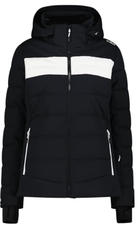 CMP Giacca da sci in mechanical stretch da donna, 35W0216 (IT, Testo, S, Regular, Regular, Nero)