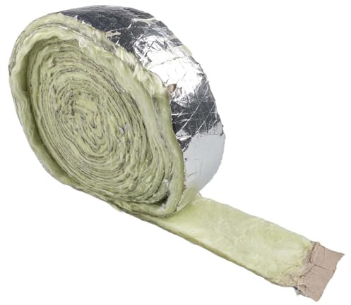 Rouleau de feutre en fibre de verre de 10 m pour isolation de tuyau, bande de feutre de laine de verre, absorption sonore, isolation thermique, bande de feutre de laine de verre