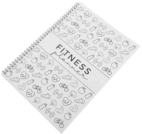 BETOOKY Fitness Workout Journal med Spiralförslutning Kroppsmått och Tracker Träningslogg och Hälsoplanerare för Kvinnor och Portabel Fitnessplanerare för Gym och Utomhusträning