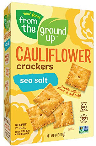 From the Ground Up - Cauliflower Crackers Sea Salt - 4 oz.