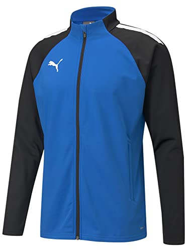 PUMA Team Liga Training Jacket Chaquetas atléticas de Calentamiento y Pista, Electric Blue Lemonade Black, XXL para Hombre