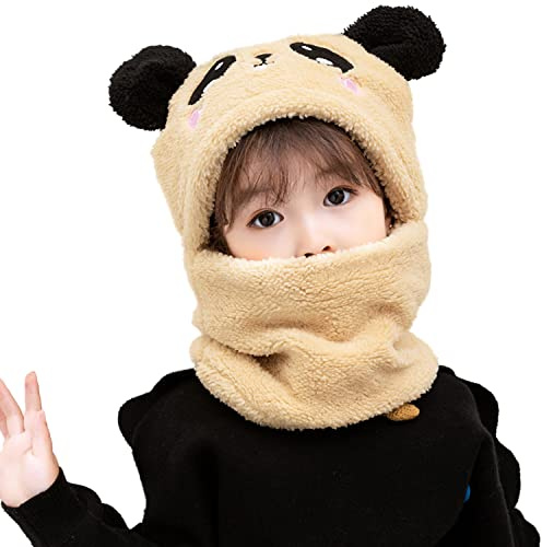 JFAN Gorro Invierno Niñas y Niños Pasamontaña Bonito con Orejas de Oso