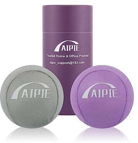 AIPIE 2 Stressball, 1 weich, 1 mittlere Handkraft-Trainer, Physiotherapie-Gel-Massagebälle, Set für Erwachsene Angstlinderung, Komfortgriff, Widerstandstraining, Fingerhand, Handgelenk