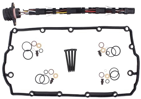 Leitungssatz Einspritzdüse Pumpe Düse Dichtungssatz Schrauben Kabelbaum Ventildeckeldichtung für Tiguan Transporter T5 Golf 6 5 4 Pa-ssat Tour-an Polo A3 8P A4 A6 Q3 Leon Ibiza Fabia Oc-tavia Superb